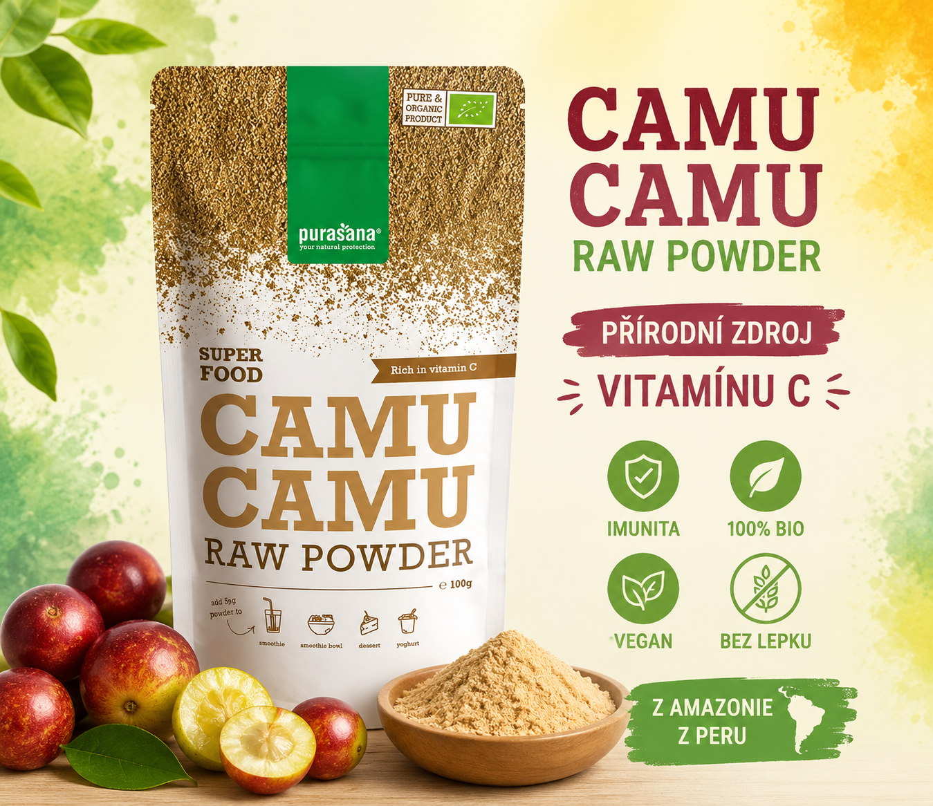 Purasana Camu Camu BIO 100g