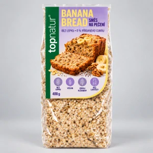 TOPNATUR BANÁNOVÝ CHLEBÍČEK BEZ CUKRU (BANANA BREAD)