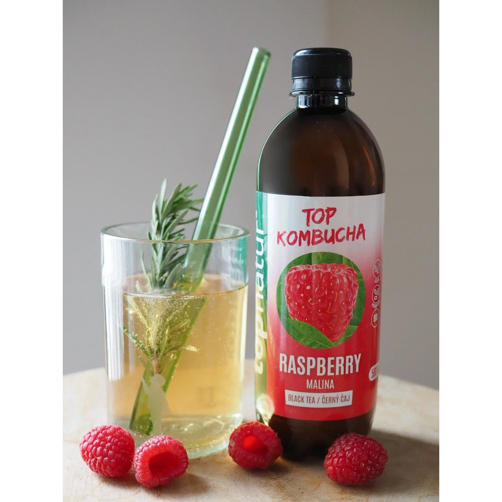 BIO KOMBUCHA  MALINA 500 ML